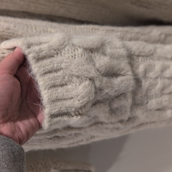 Zara chunky knit cardigan coat - Picture 10 of 12